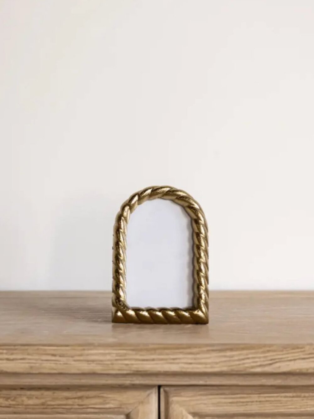 NWT Arched Picture Frame - Brushed Brass